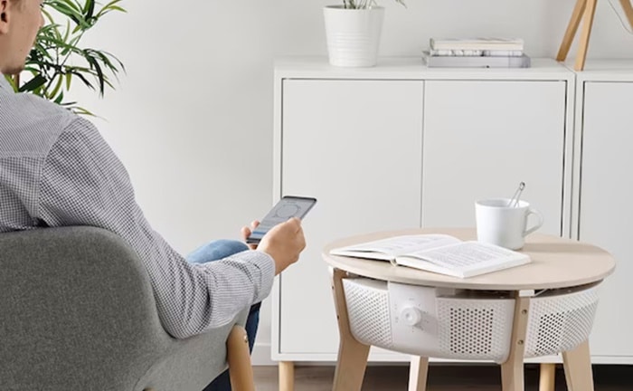 Ikea home air purifier table