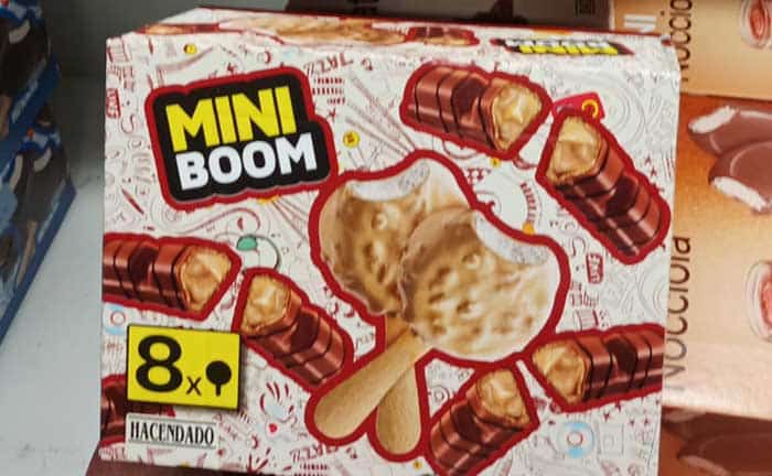 Nuevo helado Mini Boom de Mercadona