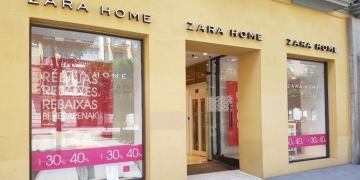 Puff de algodón de Zara Home
