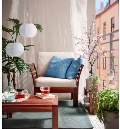 Garden armchair ÄPPLARÖ by Ikea