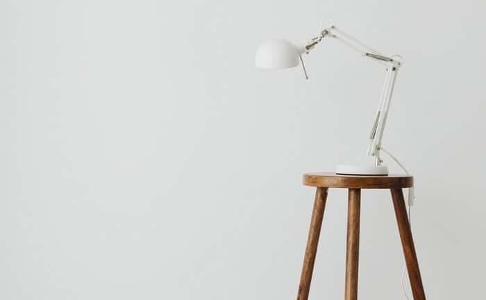 Scandinavian style stool from Ikea