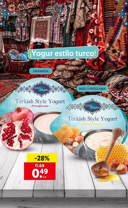 Yogurt estilo turco de Lidl