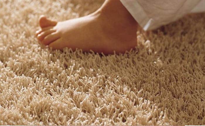 alfombra pelo largo limpiar seco