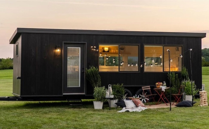 prefabricated mobile home rustic land