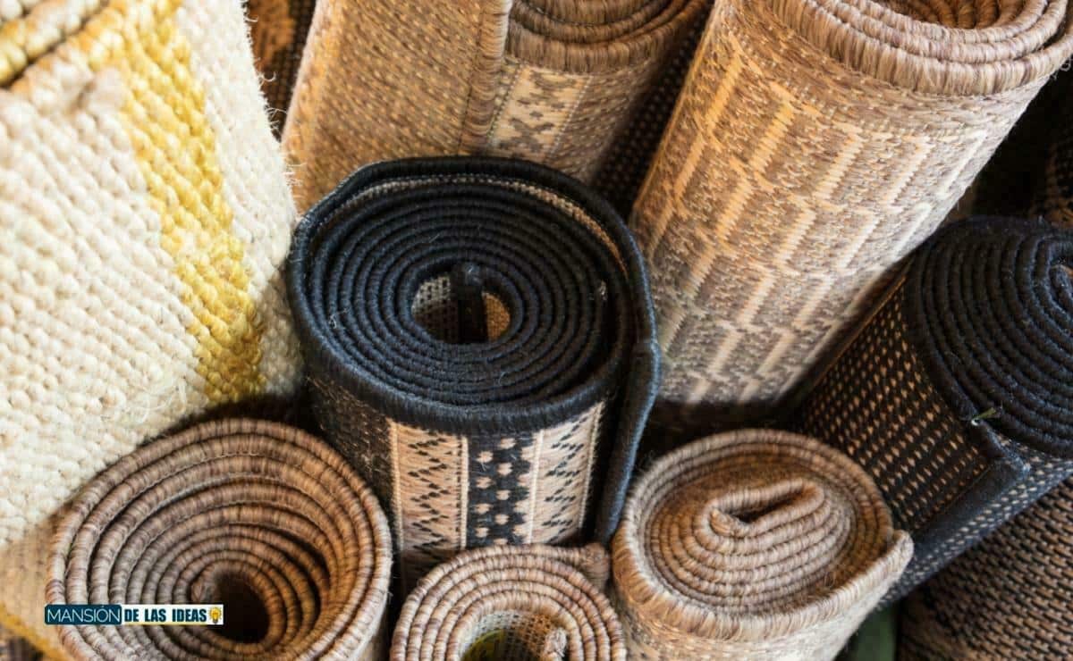 cómo guardar alfombras