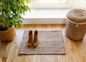 limpiar alfombra yute