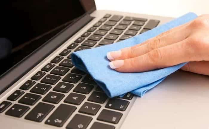 limpiar teclado laptop notebook