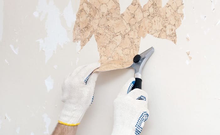 How to clean glue residue on the wall with homemade products