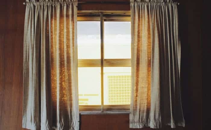 curtains to let light into the home
