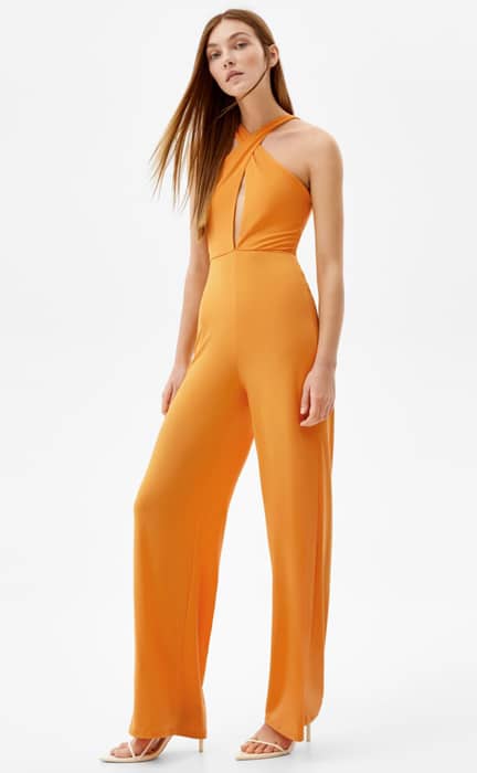 Bershka orange jumpsuit sale