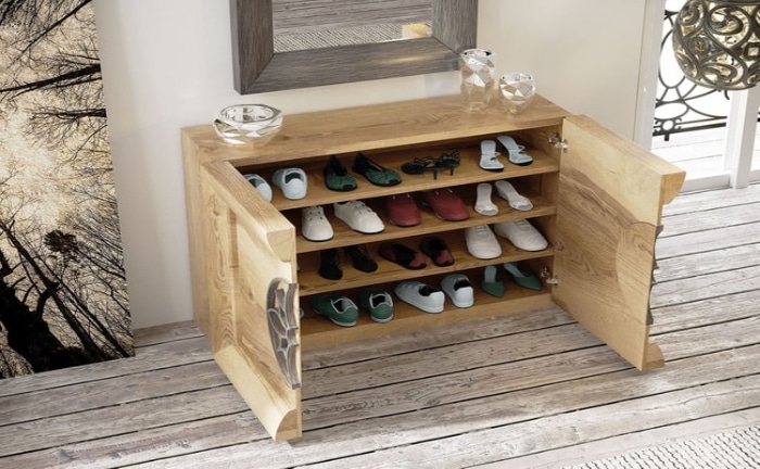 how to build a shoe rack on pallets