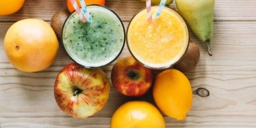 Batido de manzana y pera