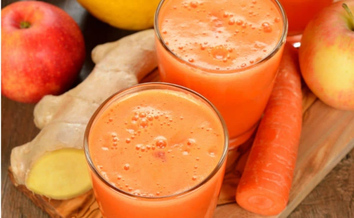 Batido de manzana y zanahoria
