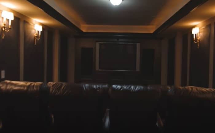 Scottie Pippen Mansion Indoor Movie Theater