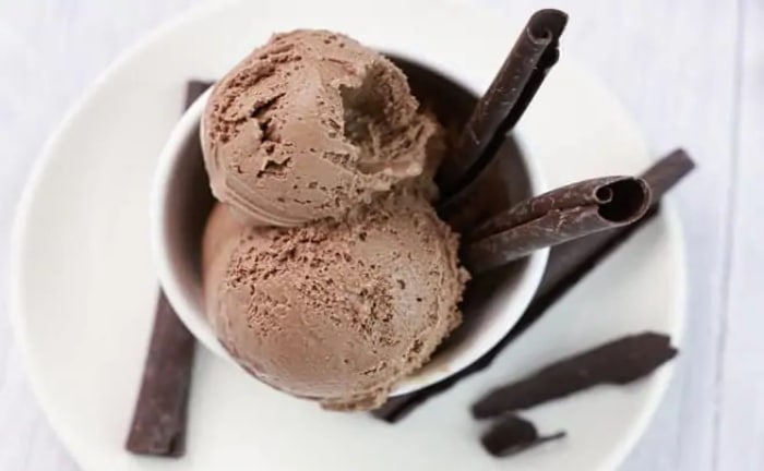 helado sin azúcar chocolate