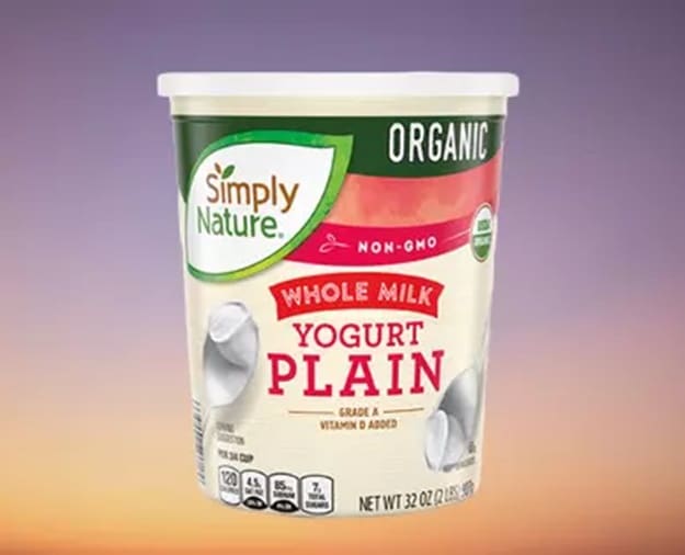 Yogur natural orgánico Aldi