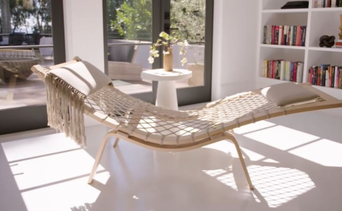 reading area Ashley Tisdale home