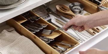 como organizar cubiertos cocina
