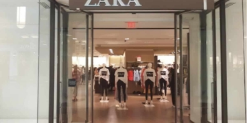 Vestidos para invitadas de otoño de Zara