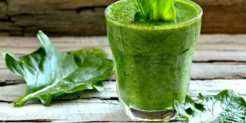 Batido verde de espinaca