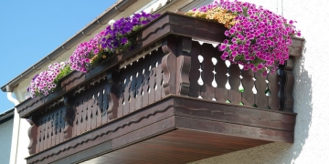 decorar balcon con plantas