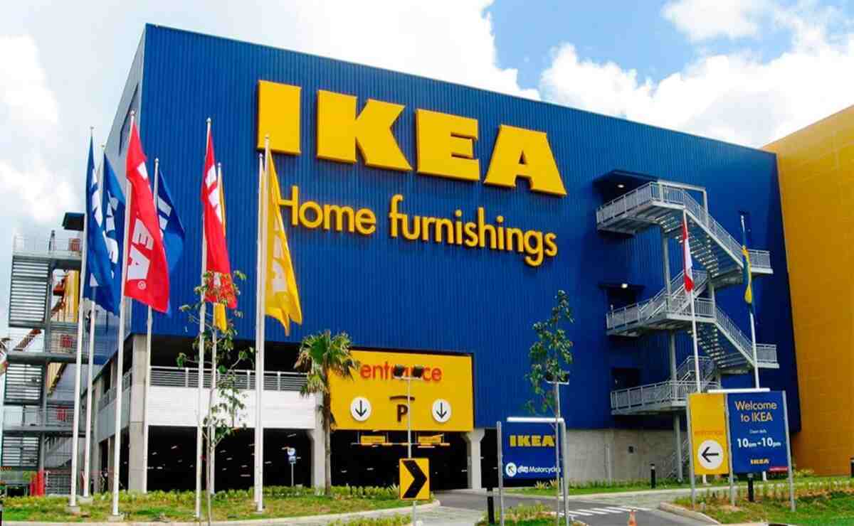 Ikea espejo redondo hogar