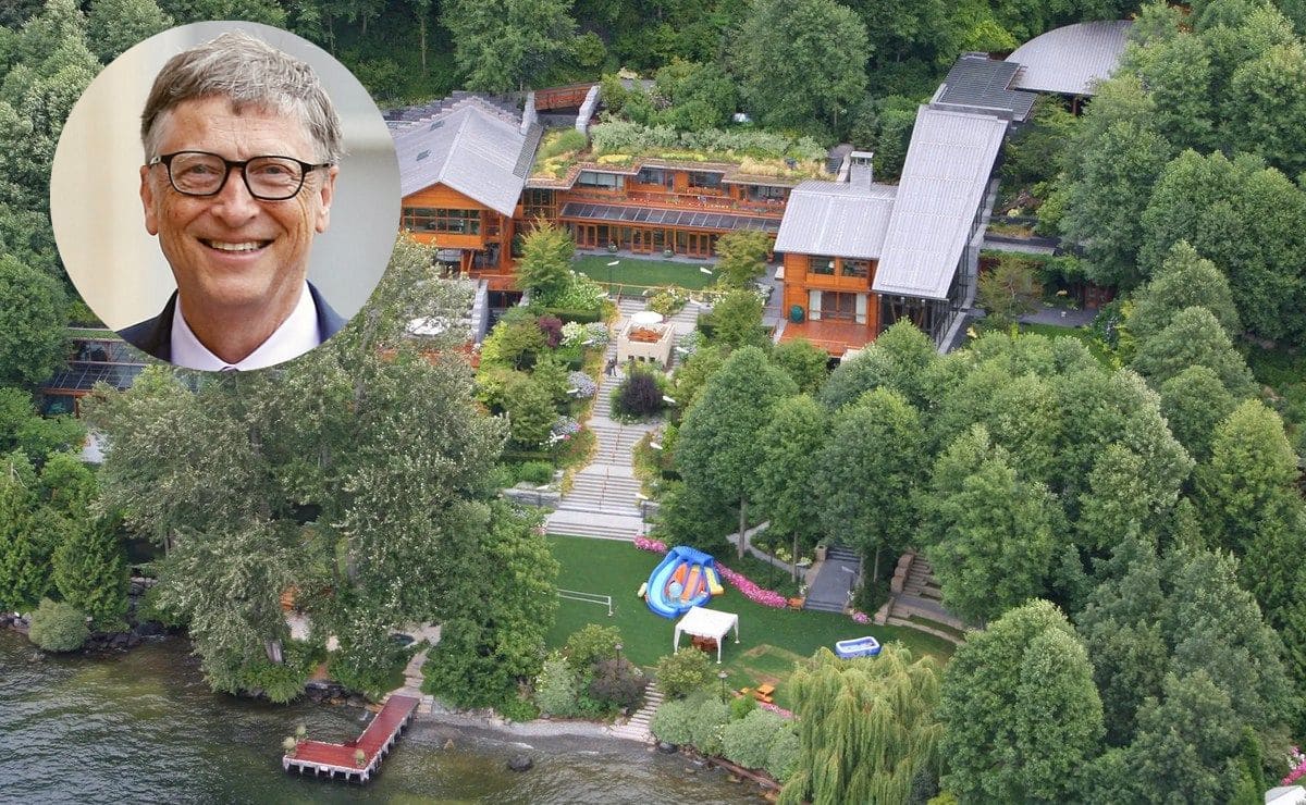 amenazar yo lavo mi ropa vaso La mansión del famoso Bill Gates en Washington