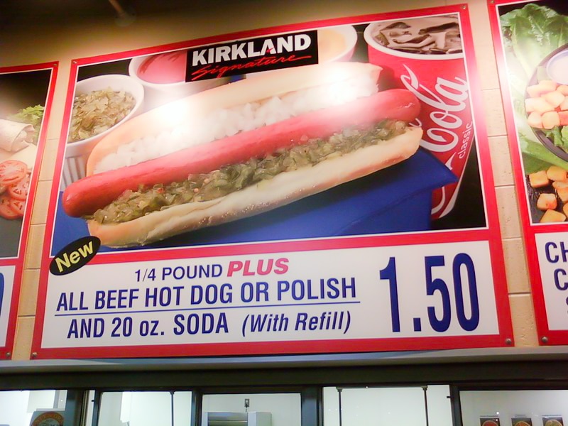 costco hotdog price 2022