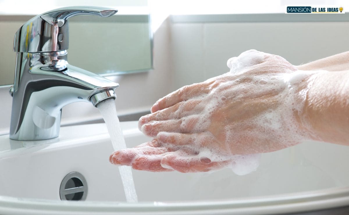lavado manos objetos contaminados