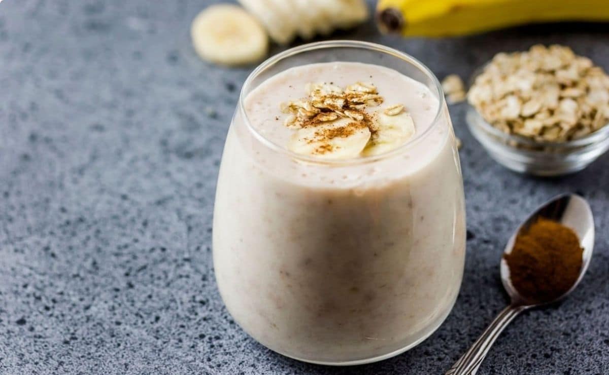 Batido de crema de arroz y avena