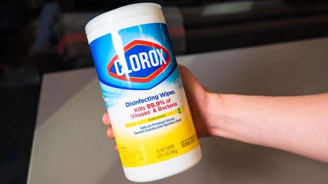 clorox wipes winter