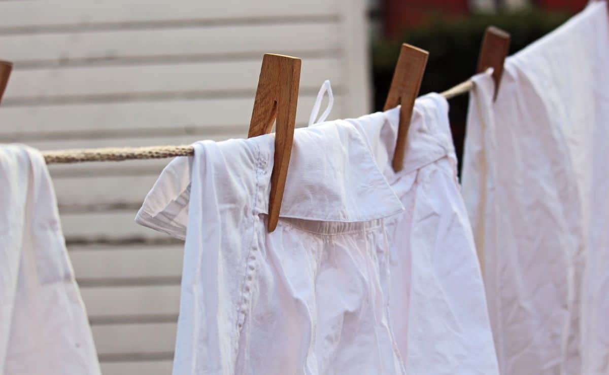 lavar en lavadora la ropa blanca