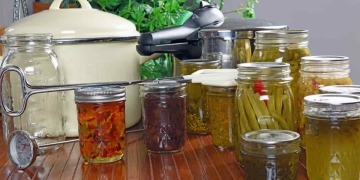 Clean and handy, but is it safe to use plastic lids for home canning