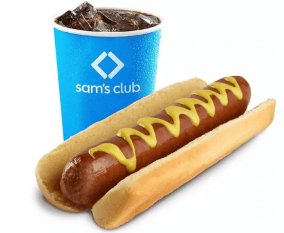 sams club hot dog combo