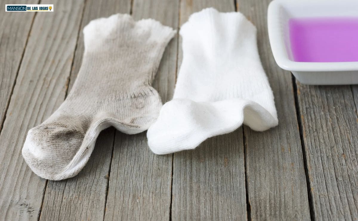 trucos caseros blanquear calcetines