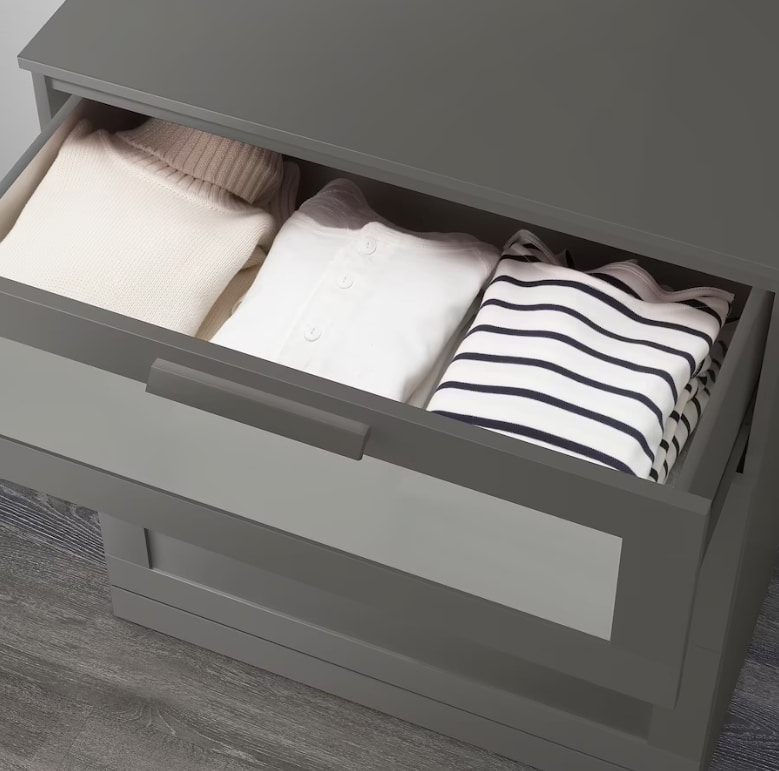 BRIMNES 3-drawer grey