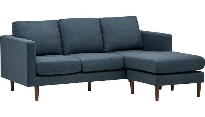 Rivet Revolve amazon sofa blue