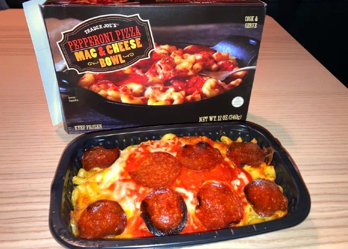 Trader Joes - Pepperoni Pizza Mac & Cheese Bowl
