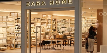 Zara Home cortina lino baño