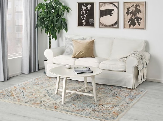 Ikea living room rug