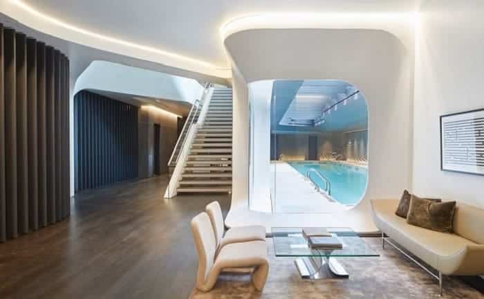 futuristic decoration famous penthouse