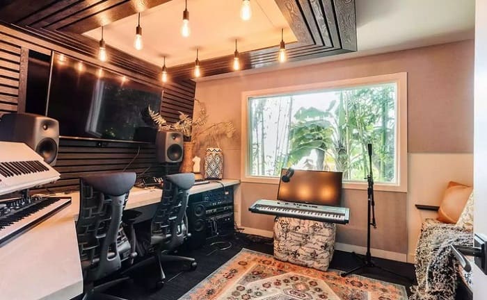 luxury recording room spaces
