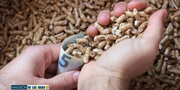 estufa pellets calefaccion dinero