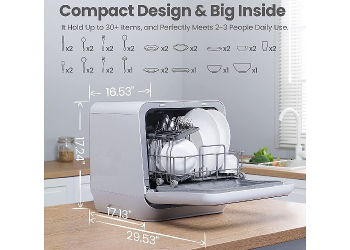 COMFEE' Portable Dishwasher Countertop from amazon