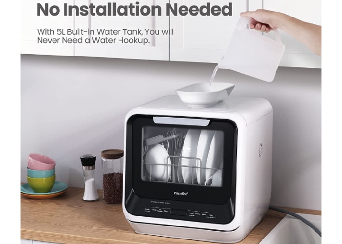 COMFEE' Portable Dishwasher Countertop - amazon