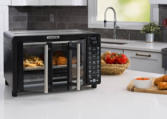 Gourmia Digital French Door Air Fryer Toaster Oven - Walmart