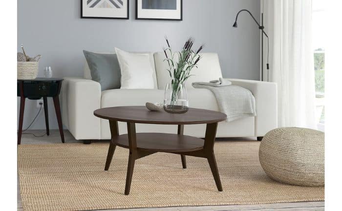 JAKOBSFORS coffee table in dark brown color