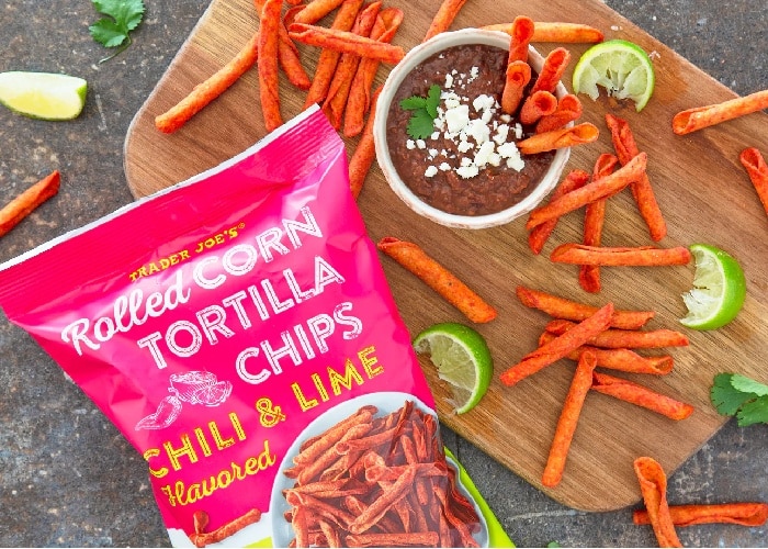 Trader Joes - Chili & Lime Flavored Rolled Corn Tortilla Chips