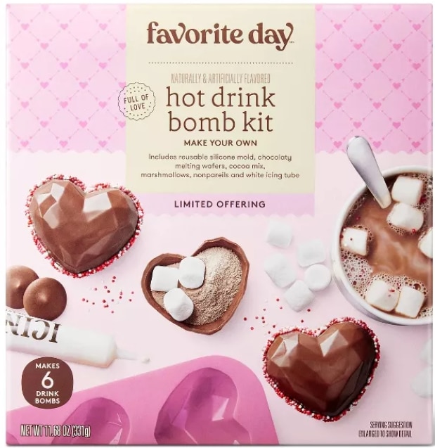 Valentine's Cocoa Drink Mix with Tray, from Target