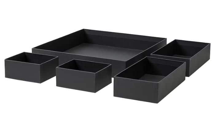 GRÂSIDAN Ikea black boxes